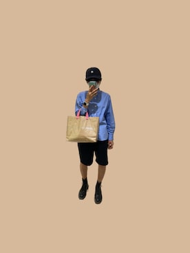 「HAVERSACK（ハバーザック）のアイテム」を使った、Momさん（レディース・162cm）の秋コーディネート
