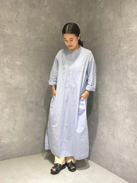 Orcival オーシバル のシャツワンピースを使った人気ファッションコーディネート Wear