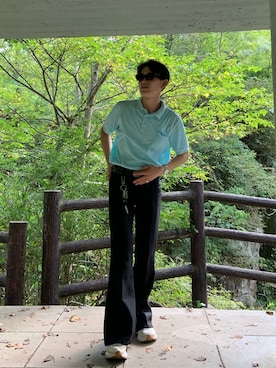 「Saint Laurent（サンローラン）のアイテム（トップス）」を使った、ryotaro suzukiさん（メンズ・169cm）の秋コーディネート