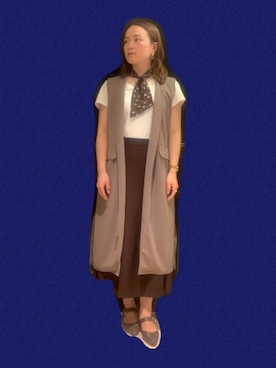 「Settimissimo（セッティミッシモ）のアイテム」を使った、田中 優実子さん（レディース・154cm）の秋コーディネート