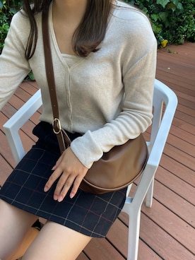 「Shine（シャイン）のアイテム（バッグ）」を使った、kotoriさん（レディース・162cm）の秋コーディネート