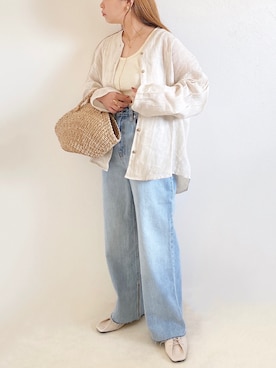 「Odds（オッズ）のアイテム（バッグ）」を使った、c h i k i 𓅰さん（レディース・150cm）の春コーディネート