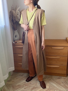 「Amiur（エミレ）のアイテム（シューズ）」を使った、c h i k i 𓅰さん（レディース・150cm）の春コーディネート