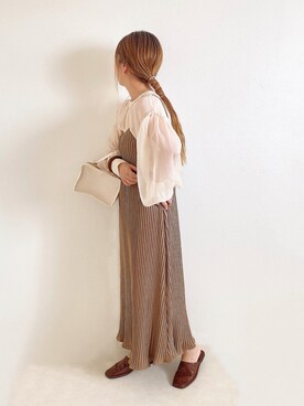 「Amiur（エミレ）のアイテム（シューズ）」を使った、c h i k i 𓅰さん（レディース・150cm）の夏コーディネート