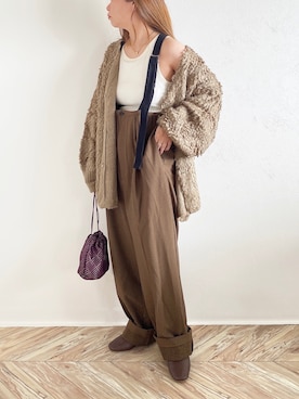 「アイテム（パンプス）」を使った、c h i k i 𓅰さん（レディース・150cm）の秋コーディネート