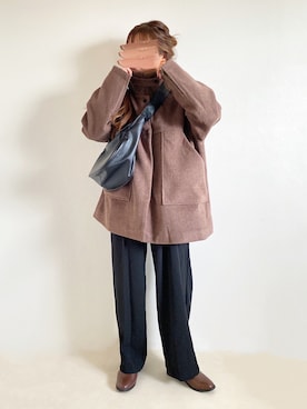 「earth music&ecology（アースミュージックアンドエコロジー）のアイテム」を使った、c h i k i 𓅰さん（レディース・150cm）の冬コーディネート