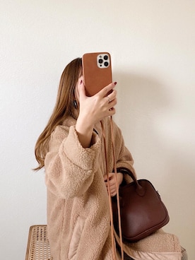 「AULI（アウリィ）のアイテム」を使った、c h i k i 𓅰さん（レディース・150cm）の冬コーディネート