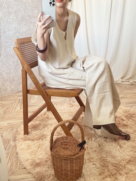 c h i k i 𓅰さん（レディース・150cm）の夏コーディネート