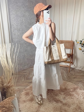 c h i k i 𓅰さん（レディース・150cm）の夏コーディネート