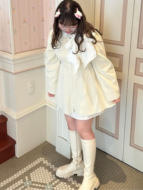 MIRO AMURETTE（ミロアミュレット）の「ribbon tie blouse