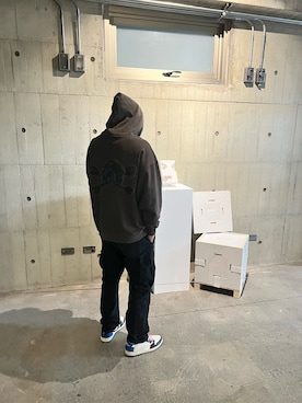 「AES（エーイーエス）のアイテム」を使った、Allenさん（メンズ・175cm）の冬コーディネート