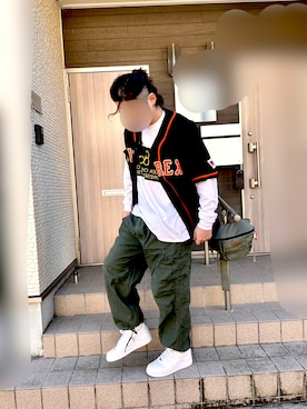 「AVIREX（アヴィレックス）のアイテム（ジャケット/アウター）」を使った、kさん（メンズ・176cm）の秋コーディネート