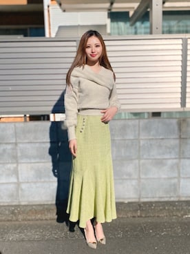 「WILLSELECTION（ウィルセレクション）のアイテム」を使った、サリイさん（レディース・161cm）の冬コーディネート