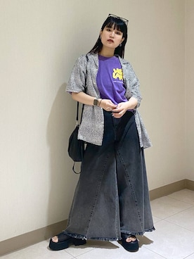 myuさん(レディース・158cm)の夏コーディネート