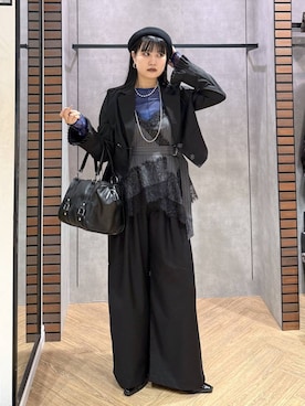 「PAGEBOY（ページボーイ）のアイテム（テーラードジャケット）」を使った、myuさん（レディース・160cm）の秋コーディネート