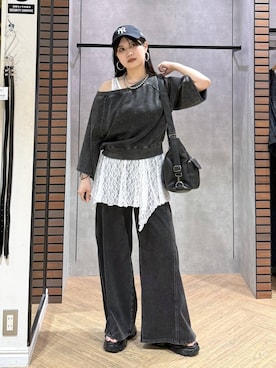 myuさん(レディース・160cm)の夏コーディネート