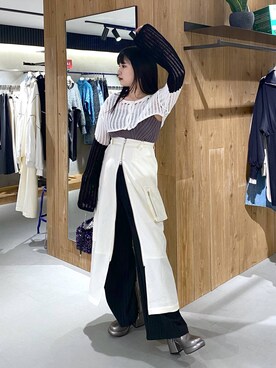 myuさん（レディース・158cm）の冬コーディネート