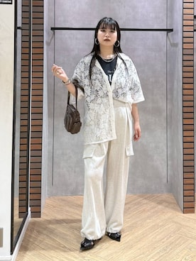 myuさん（レディース・160cm）の春コーディネート