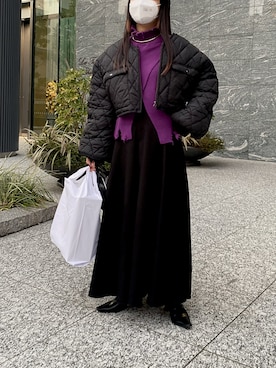 myuさん（レディース・158cm）の冬コーディネート