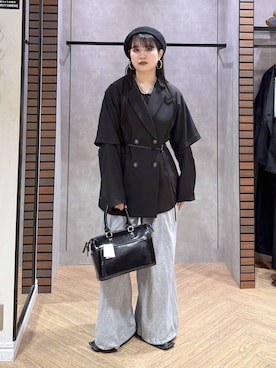 myuさん（レディース・160cm）の春コーディネート