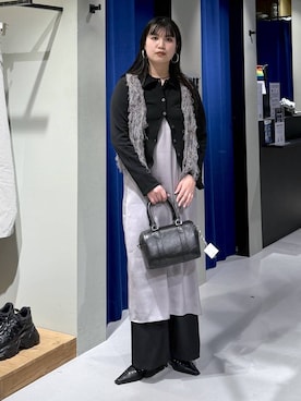 myuさん（レディース・160cm）の冬コーディネート