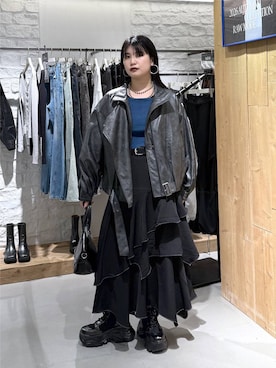 myuさん(レディース・160cm)の秋コーディネート