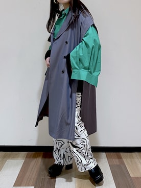 myuさん(レディース・159cm)の冬コーディネート