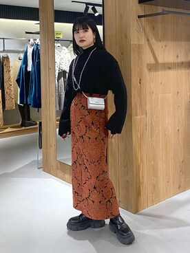 myuさん(レディース・158cm)の冬コーディネート