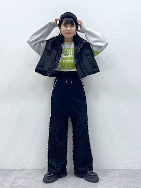 myuさん（レディース・158cm）の秋コーディネート