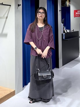 「PAGEBOY」｜「アイテム（ワンピース/ドレス）」を使った、myuさん（レディース・160cm）の夏コーディネート