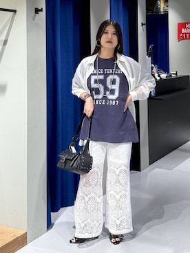 「アイテム（シューズ）」を使った、myuさん（レディース・160cm・20代）の夏コーディネート