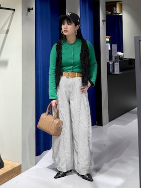 myuさん（レディース・160cm）の冬コーディネート