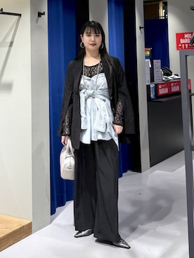 myuさん(レディース・160cm)の冬コーディネート