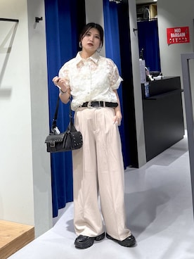 「アイテム（シューズ）」を使った、myuさん（レディース・160cm・20代）の夏コーディネート