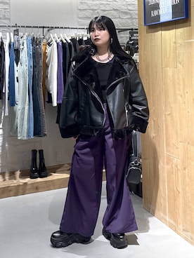 myuさん(レディース・160cm)の秋コーディネート