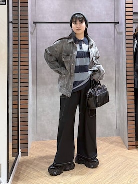 myuさん（レディース・160cm）の春コーディネート