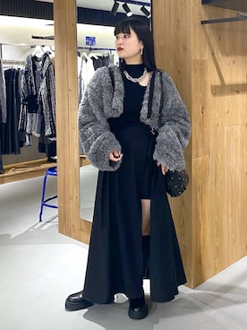 myuさん（レディース・158cm）の秋コーディネート