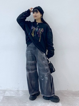 myuさん(レディース・158cm)の冬コーディネート