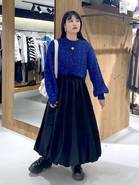 myuさん（レディース・158cm）の秋コーディネート