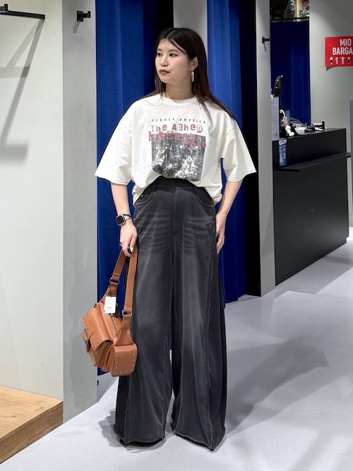 裾から15cmまでセルフカット可能】ワイドフリーカットデニム