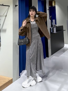 myuさん（レディース・160cm）の春コーディネート