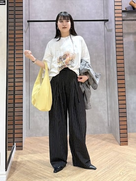 myuさん(レディース・160cm)の春コーディネート