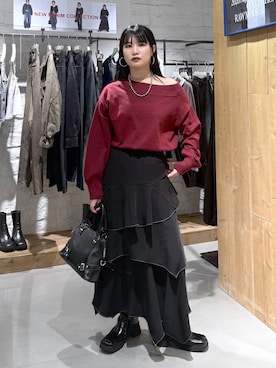 myuさん(レディース・160cm)の秋コーディネート