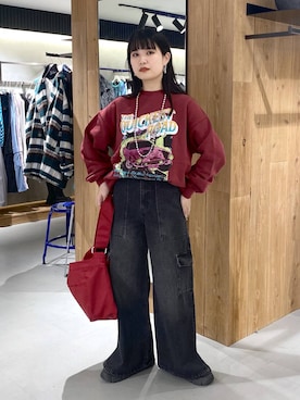 myuさん（レディース・158cm）の冬コーディネート