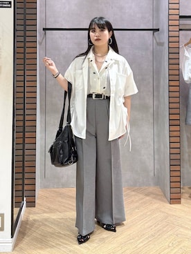 myuさん（レディース・160cm）の春コーディネート