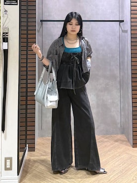 「PAGEBOY（ページボーイ）のアイテム」を使った、myuさん（レディース・160cm）の夏コーディネート