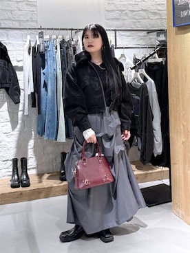 myuさん(レディース・160cm)の秋コーディネート
