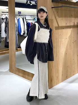 myuさん（レディース・158cm）の秋コーディネート