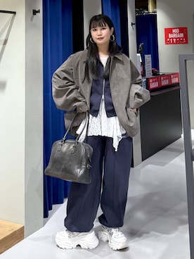 myuさん(レディース・160cm)の冬コーディネート