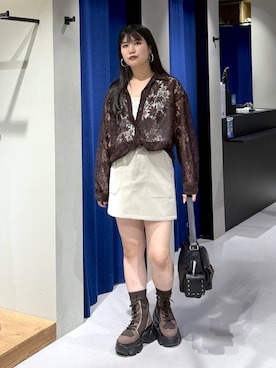 「PAGEBOY（ページボーイ）のアイテム」を使った、myuさん（レディース・160cm）の夏コーディネート